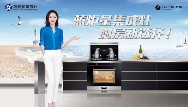 藍炬星集成灶招商電話,品牌集成灶加盟代理,這是藝術的裝飾 集成灶加盟圖