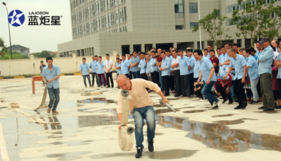 安全生產月|藍炬星集成灶“消防安全應急疏散演練”順利結束