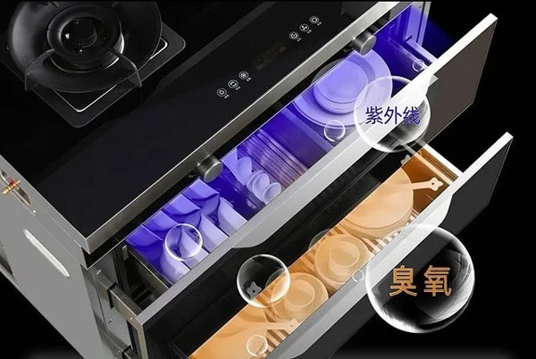 藍炬星集成灶配備消毒柜