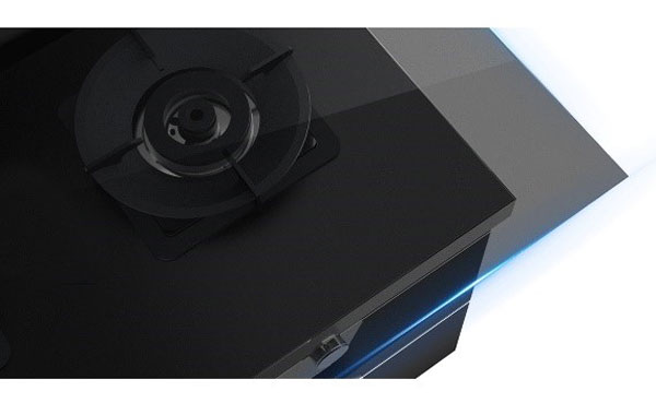 藍炬星集成灶全新黑晶玻璃工藝