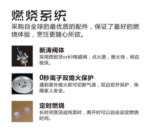藍(lán)炬星集成灶燃燒系統(tǒng)